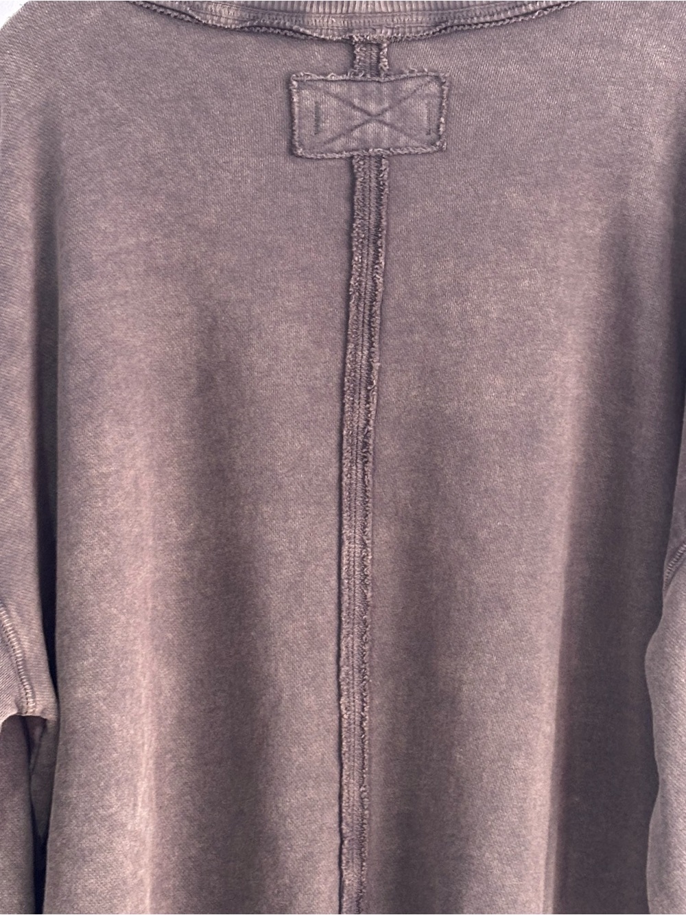 NWT Free People We The Free Palm Spring Graphic Mock Neck Washed Black SZ XS - Picture 13 of 16
